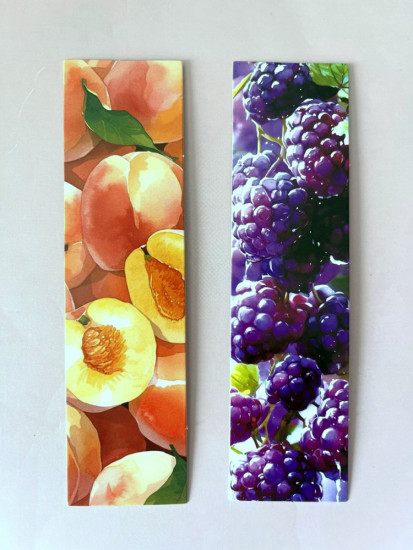 Набор закладок для книг «Сочность»