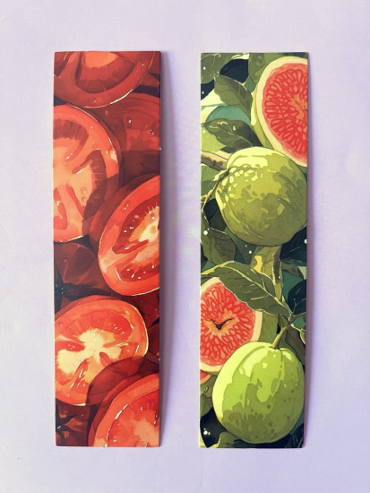 Набор закладок для книг «Сочность»