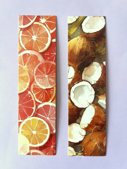 Набор закладок для книг «Сочность»