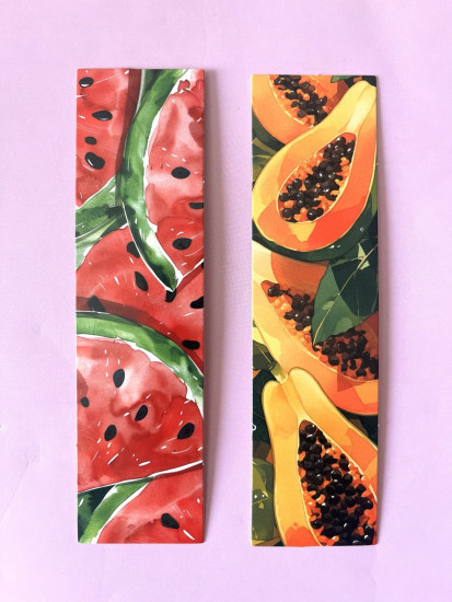 Набор закладок для книг «Сочность»