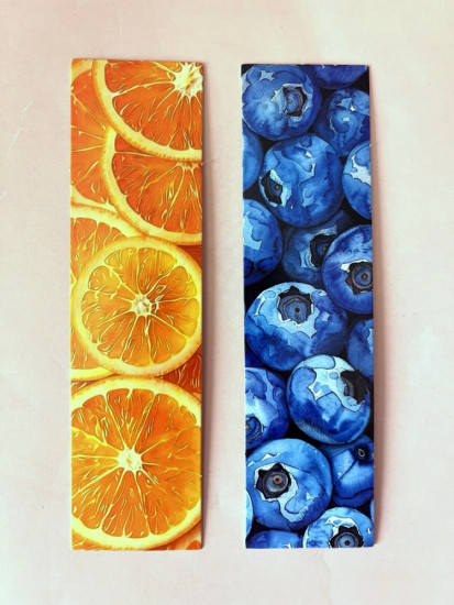 Набор закладок для книг «Сочность»