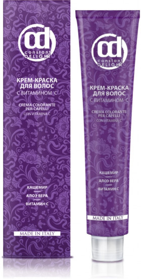 Крем-краска для волос с витамином С, оттенок 6/14 темно-русый сандре бежевый