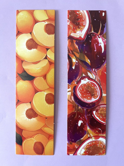 Набор закладок для книг «Сочность»