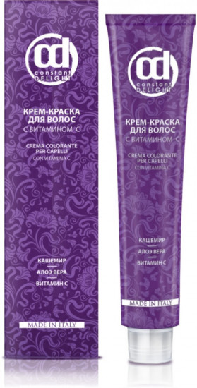 Крем-краска для волос с витамином С, оттенок 10/2 светлый блондин пепельный