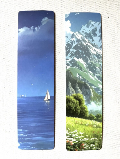 Набор закладок для книг «Пейзаж аниме»