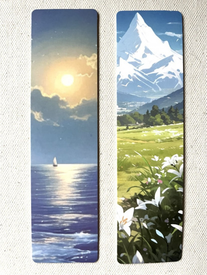 Набор закладок для книг «Пейзаж аниме»