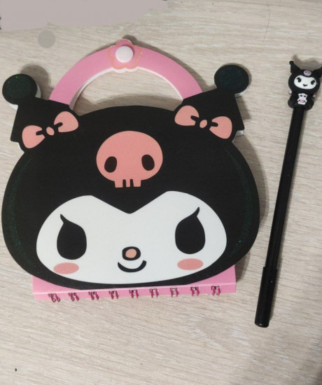 Блокнот и ручка Куроми Kuromi