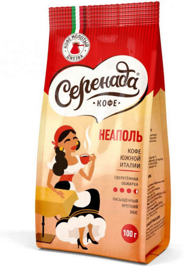 Кофе молотый темнообжаренный «Неаполь»