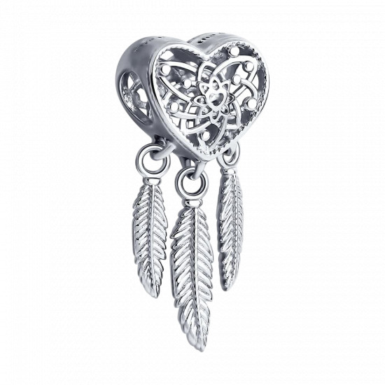 Подвеска-шарм из серебра