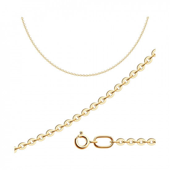 Цепь из золочёного серебра