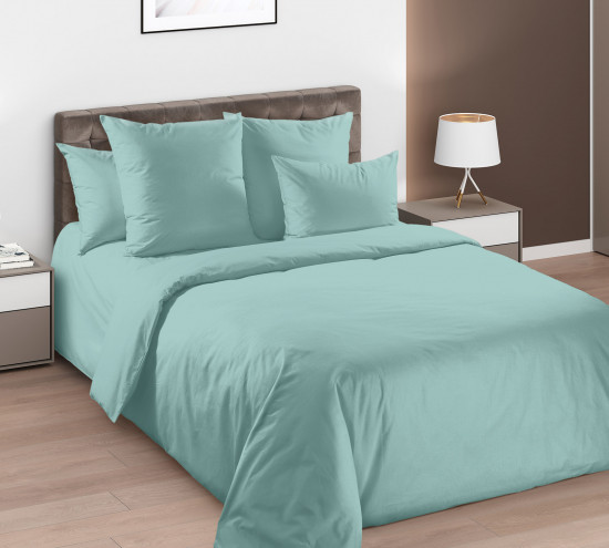 Простыня на резинке «Ментоловый»