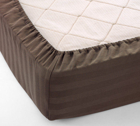 Простыня на резинке «Шоколад»