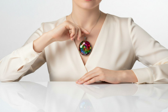 Кулон «Радужный топаз»