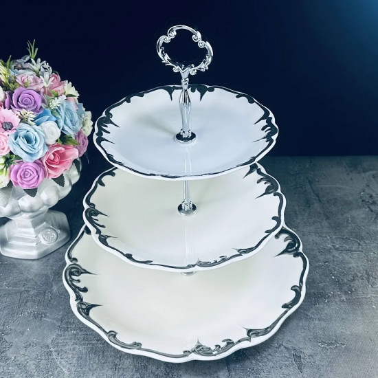 Этажерка трехъярусная «Argento»