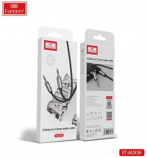 Кабель Earldom AUX ET-AUX36B 2xJack