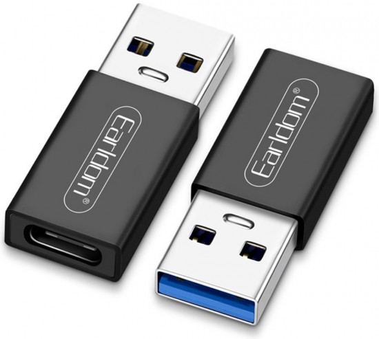 Переходник Earldom ET-TC07 OTG Type-C (F) на USB (M)