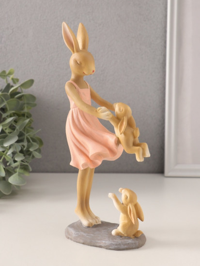 Фигурка «Зайки. Мама с детьми»