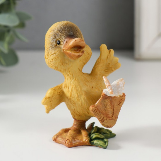 Фигурка «Утёнок с бабочкой»