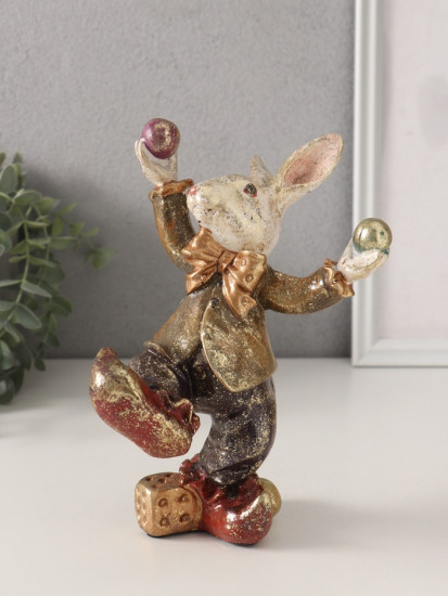 Фигурка «Цирковой кролик-жонглёр»