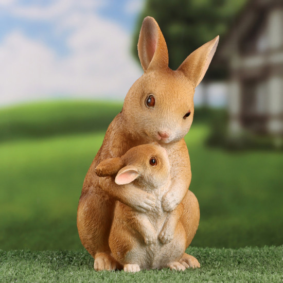 Фигурка «Зайчиха с зайчонком»