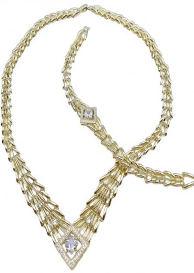 Комплект украшений с фианитом женский