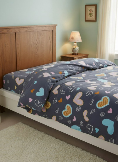 Пододеяльник «Сердечки»