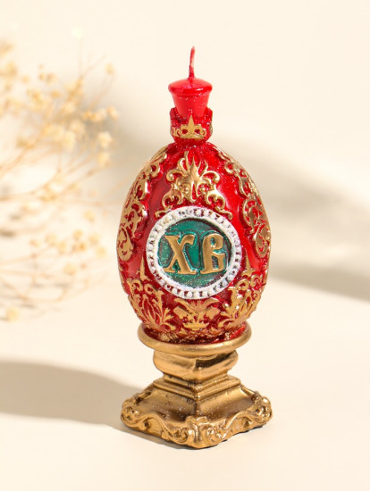 Свеча декоративная «Пасхальное яйцо с орнаментом»