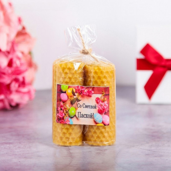 Набор свечей из вощины