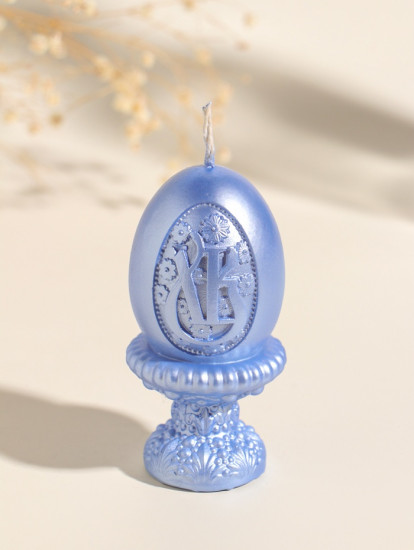 Свеча пасхальная «Яйцо на подставке ХВ»