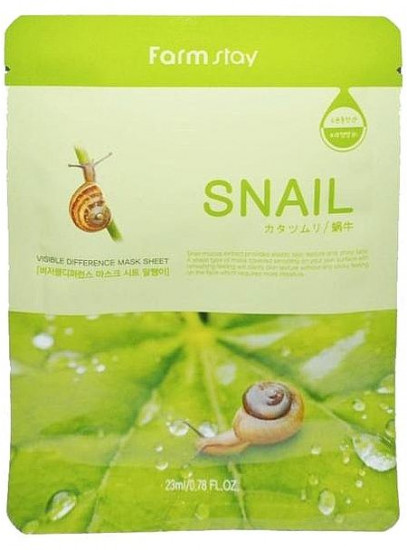 Тканевая маска для лица с муцином улитки