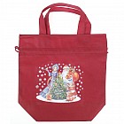 Сумка подарочная «Дед Мороз и Снегурочка»
