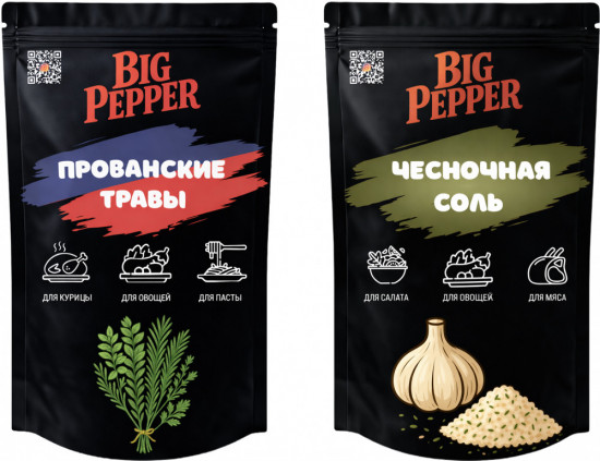 Набор приправ «Чесночная соль и Прованские травы»