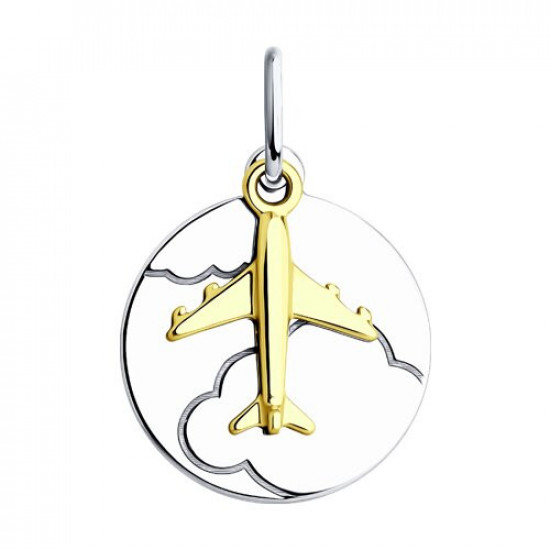 Подвеска из золоченного серебра