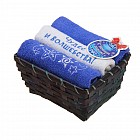 Набор полотенец в корзинке «Чудес и волшебства!» (40х40 см), 3 шт