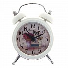 Будильник «Цветы в вазе и бабочки»