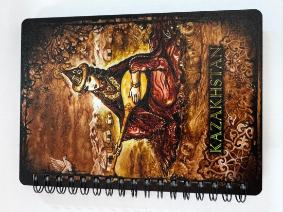 Блокнот деревянный для записей «Казахстан»