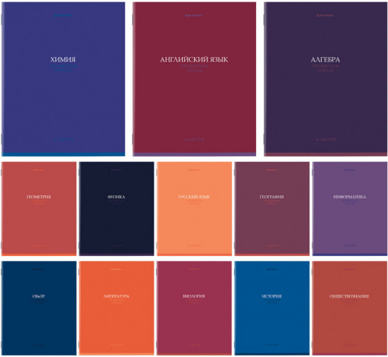 Набор предметных тетрадей