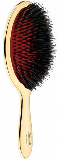 Комбинированная щетка для волос с натуральной щетиной «Brush Combi Natural Bristles Golden M»