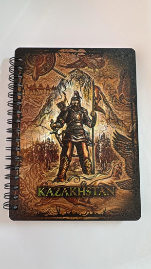 Блокнот деревянный для записей «Казахстан»
