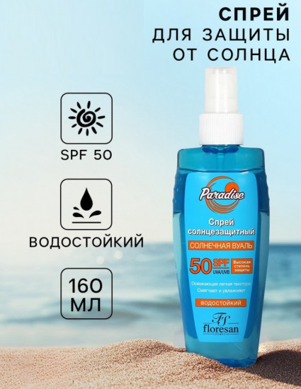 Спрей солнцезащитный SPF 50
