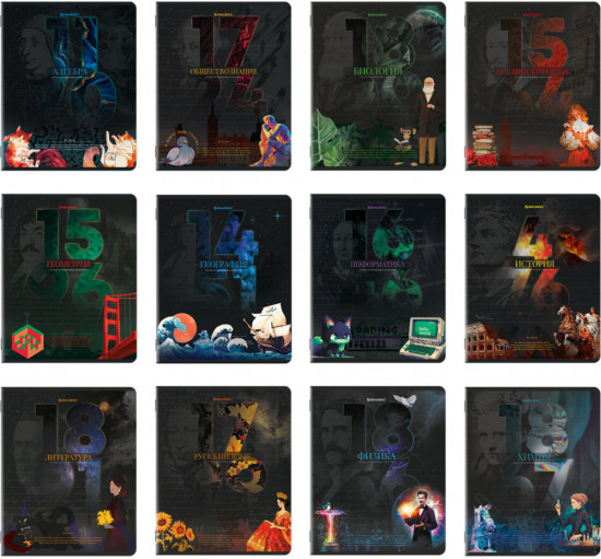 Набор предметных тетрадей