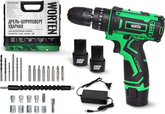 Дрель-шуруповерт ударная КА-90000580