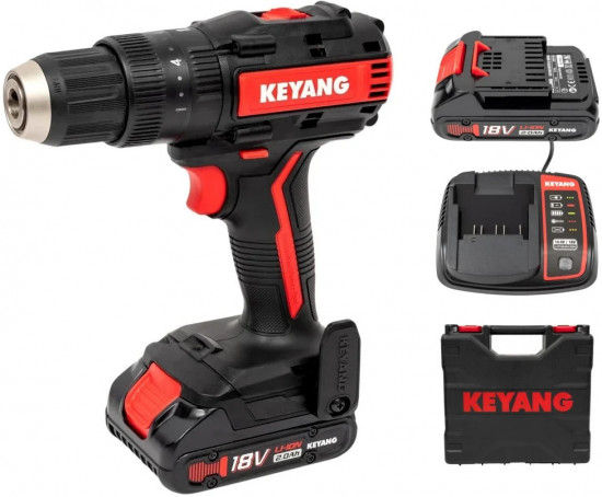 Дрель-шуруповерт ударная DM18BL-W (Set)