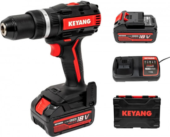 Дрель-шуруповерт ударная DM20BLA-70C (Set)