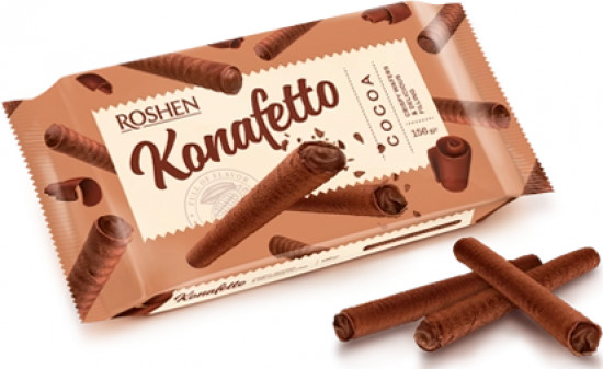 Вафельные трубочки «Konafetto Cocoa»
