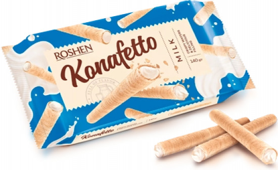 Вафельные трубочки «Konafetto Milk»