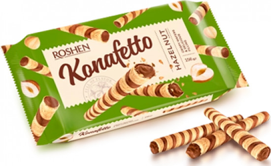 Вафельные трубочки «Konafetto Hazelnut»