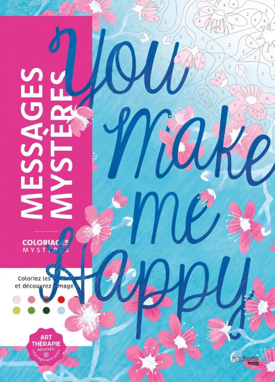 Раскраска «Hachette Coloriages mystères — Messages mystères»