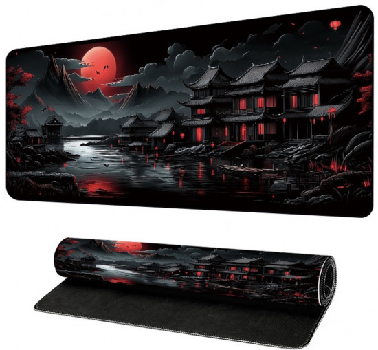 Коврик для мыши и клавиатуры «Багровая луна»