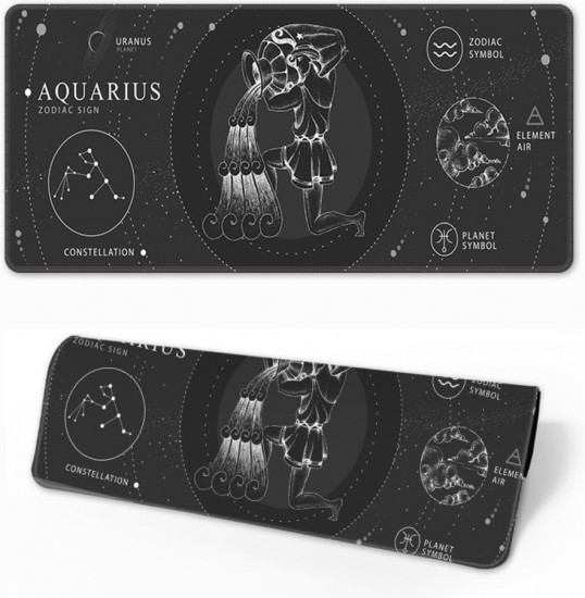 Коврик для мыши и клавиатуры «Aquarius Essence. Водолей»
